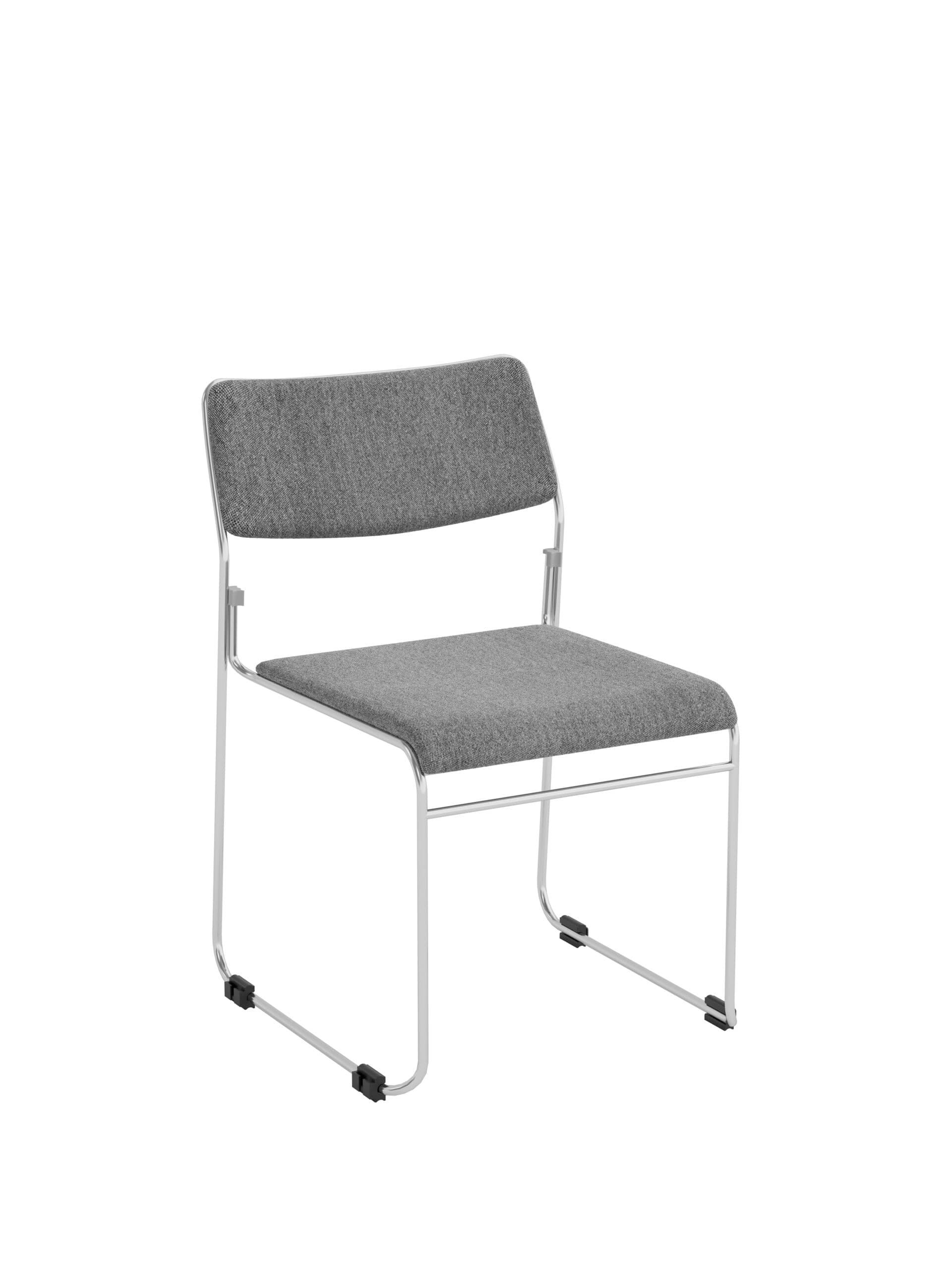 SunSeat Nice (konferencestol) · Grå sæde, sølvgrå krom stel